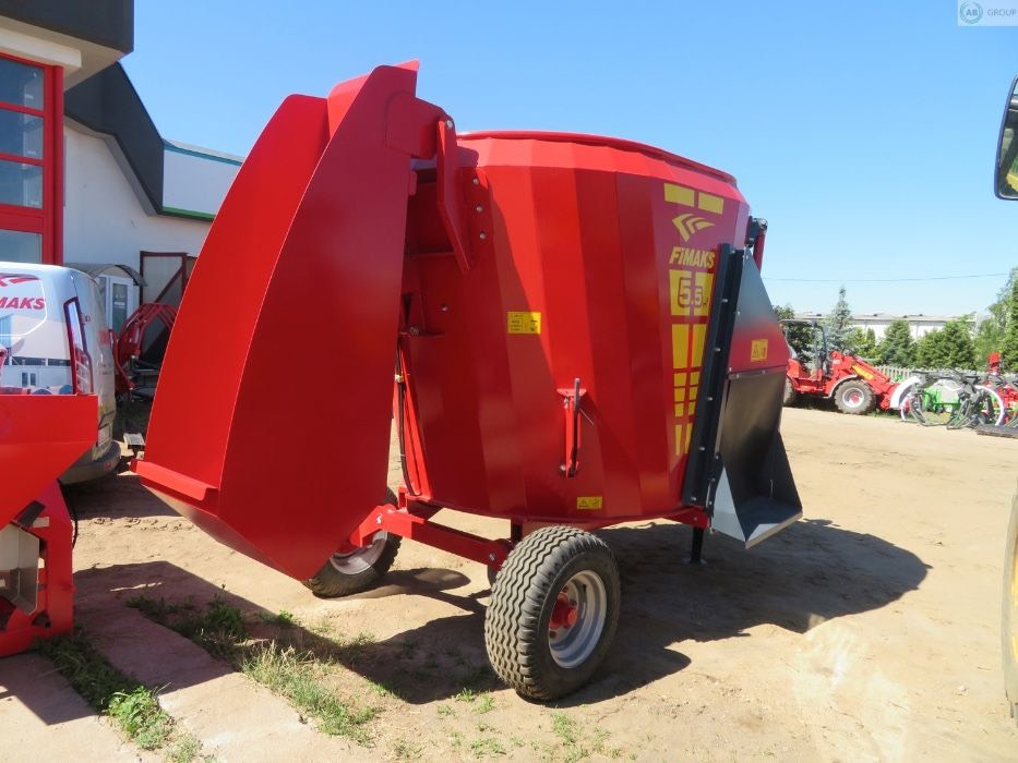 Fimaks Vertical Mixer feeder 5,5 m3 - Voermengwagen: afbeelding 2 Fimaks Vertical Mixer feeder 5,5 m3 - Voermengwagen: afbeelding 2