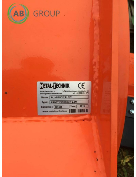 METAL-TECHNIK pług odśnieżny prosty 2m - Sneeuwschuif voor Landbouwmachine: afbeelding 4 METAL-TECHNIK pług odśnieżny prosty 2m - Sneeuwschuif voor Landbouwmachine: afbeelding 4