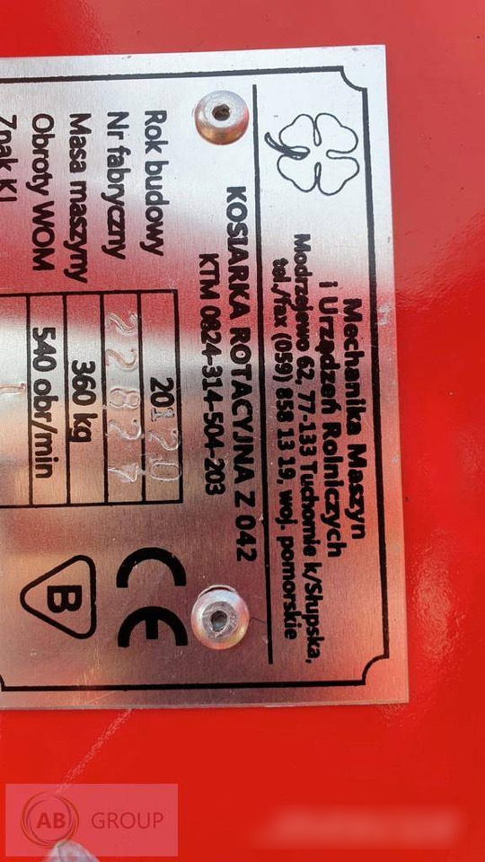 Miotk Mounted rotary mower Z042 - Maaimachine: afbeelding 4 Miotk Mounted rotary mower Z042 - Maaimachine: afbeelding 4