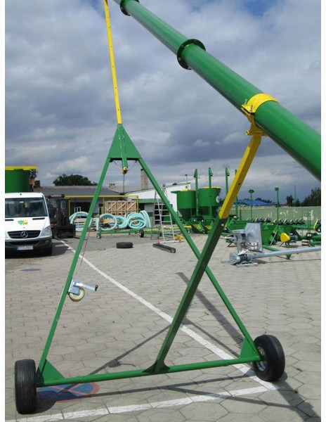 Mrol przenośnik ślimakowy T401/1 z koszem, Ø110, 8 m - Transportband: afbeelding 1 Mrol przenośnik ślimakowy T401/1 z koszem, Ø110, 8 m - Transportband: afbeelding 1