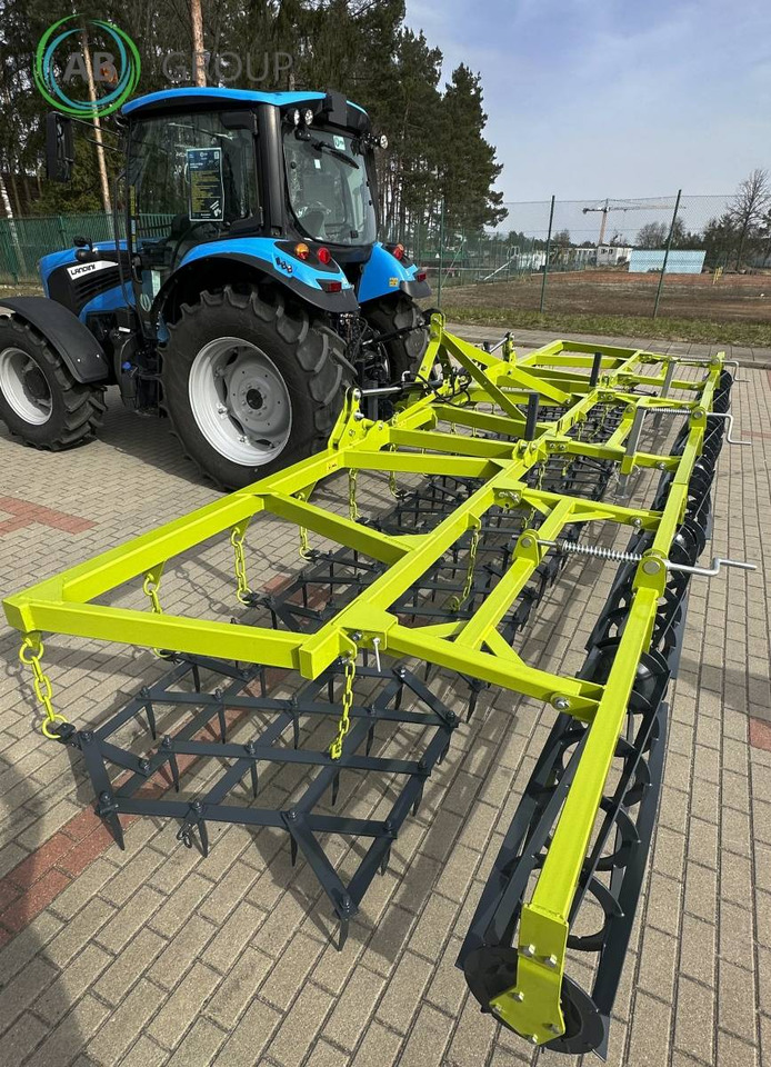 POM Augustów 7-field mounted tine harrow with string roller - Eg: afbeelding 2 POM Augustów 7-field mounted tine harrow with string roller - Eg: afbeelding 2