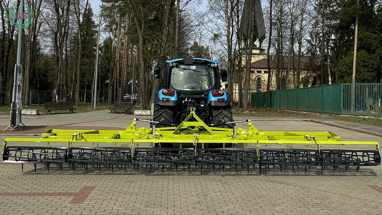 POM Augustów 7-field mounted tine harrow with string roller - Eg: afbeelding 3 POM Augustów 7-field mounted tine harrow with string roller - Eg: afbeelding 3