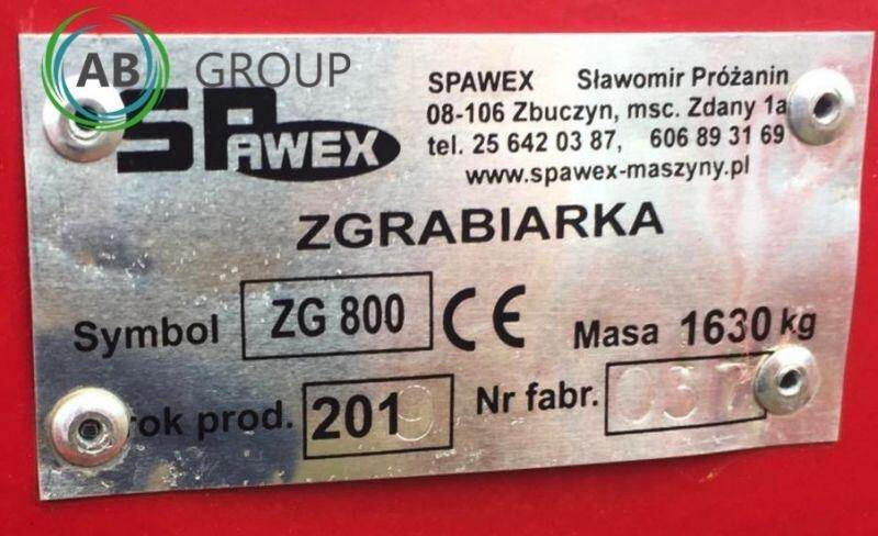 Spawex zgrabiarka Tajfun ZG-800 - Hooischudder: afbeelding 2 Spawex zgrabiarka Tajfun ZG-800 - Hooischudder: afbeelding 2