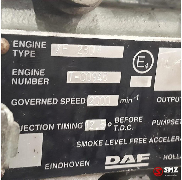 DAF Occ motor DAF XF EURO 2 - Motor voor Vrachtwagen: afbeelding 5 DAF Occ motor DAF XF EURO 2 - Motor voor Vrachtwagen: afbeelding 5