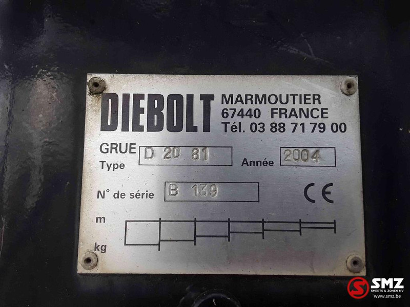 Arm DIEBOLT Occ Autolaadkraan Diebolt D20.81: afbeelding 8