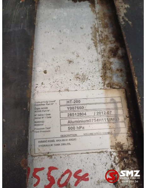 Diversen Occ hydraulische tank HT-200 Hydraultankar - Hydrauliektank voor Vrachtwagen: afbeelding 5 Diversen Occ hydraulische tank HT-200 Hydraultankar - Hydrauliektank voor Vrachtwagen: afbeelding 5