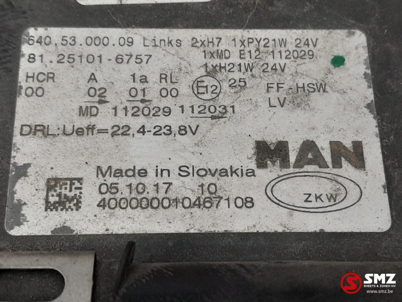 MAN Occ koplamp links RHD MAN - Koplamp voor Vrachtwagen: afbeelding 3 MAN Occ koplamp links RHD MAN - Koplamp voor Vrachtwagen: afbeelding 3
