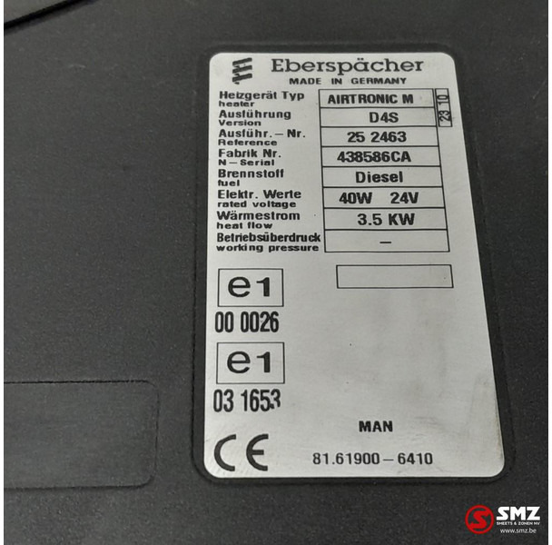 MAN Occ standverwarming Airtronic M D4S MAN - Verwarming/ Ventilatie voor Vrachtwagen: afbeelding 5 MAN Occ standverwarming Airtronic M D4S MAN - Verwarming/ Ventilatie voor Vrachtwagen: afbeelding 5