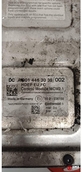 Mercedes-Benz Occ Ecu MCM2.1 Mercedes - ECU voor Vrachtwagen: afbeelding 4 Mercedes-Benz Occ Ecu MCM2.1 Mercedes - ECU voor Vrachtwagen: afbeelding 4