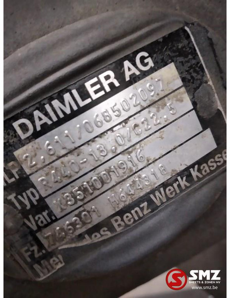 Mercedes-Benz Occ aandrijfas Mercedes Actros MP4 R440-13.0/C22.5 - Aandrijfas voor Vrachtwagen: afbeelding 4 Mercedes-Benz Occ aandrijfas Mercedes Actros MP4 R440-13.0/C22.5 - Aandrijfas voor Vrachtwagen: afbeelding 4