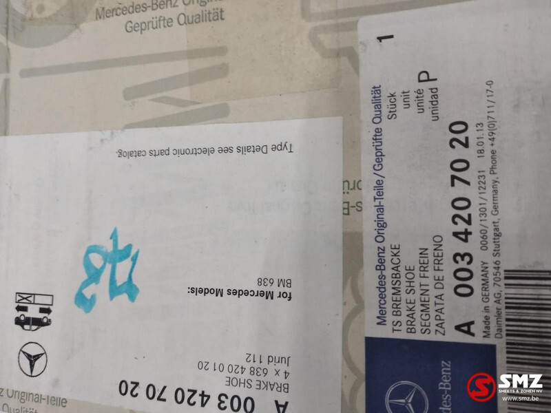 Mercedes-Benz Remschoen achter mercedes vito w638 a0034207020 - Remdelen voor Vrachtwagen: afbeelding 2 Mercedes-Benz Remschoen achter mercedes vito w638 a0034207020 - Remdelen voor Vrachtwagen: afbeelding 2