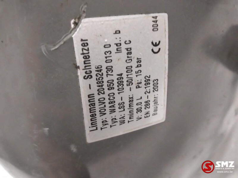 Volvo Occ luchtketel Volvo FM 30L 15Bar 20485246 - Onderdelen voor Vrachtwagen: afbeelding 4 Volvo Occ luchtketel Volvo FM 30L 15Bar 20485246 - Onderdelen voor Vrachtwagen: afbeelding 4