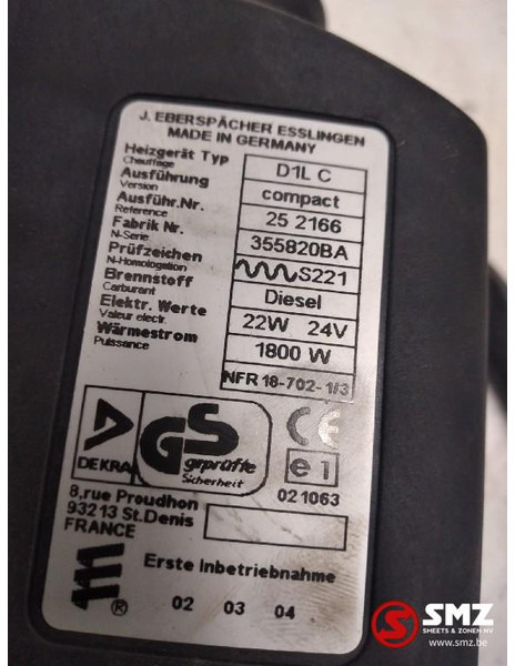 Scania Occ standverwarming D1LC - Verwarming/ Ventilatie voor Vrachtwagen: afbeelding 3 Scania Occ standverwarming D1LC - Verwarming/ Ventilatie voor Vrachtwagen: afbeelding 3