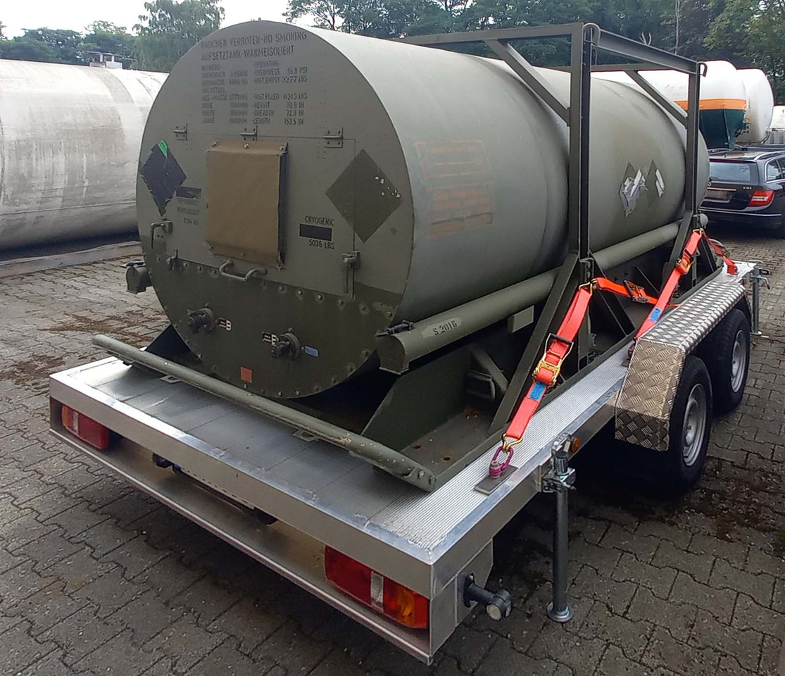 CRYOBASE Gas tank cryogenic trailer used for nitrogen, oxygen, argon - Tank aanhanger: afbeelding 4 CRYOBASE Gas tank cryogenic trailer used for nitrogen, oxygen, argon - Tank aanhanger: afbeelding 4