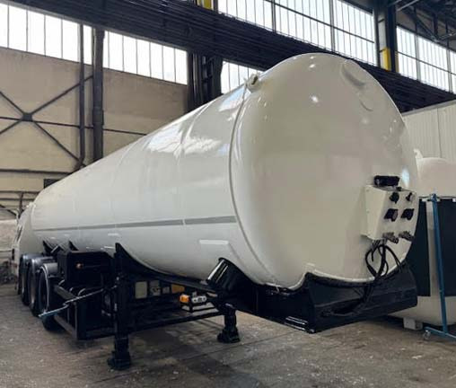CRYOLOR Gas tank semi-trailer cryogenic used for nitrogen, argon, oxygen, LIN, LOX, LAR. - Tankoplegger: afbeelding 1 CRYOLOR Gas tank semi-trailer cryogenic used for nitrogen, argon, oxygen, LIN, LOX, LAR. - Tankoplegger: afbeelding 1