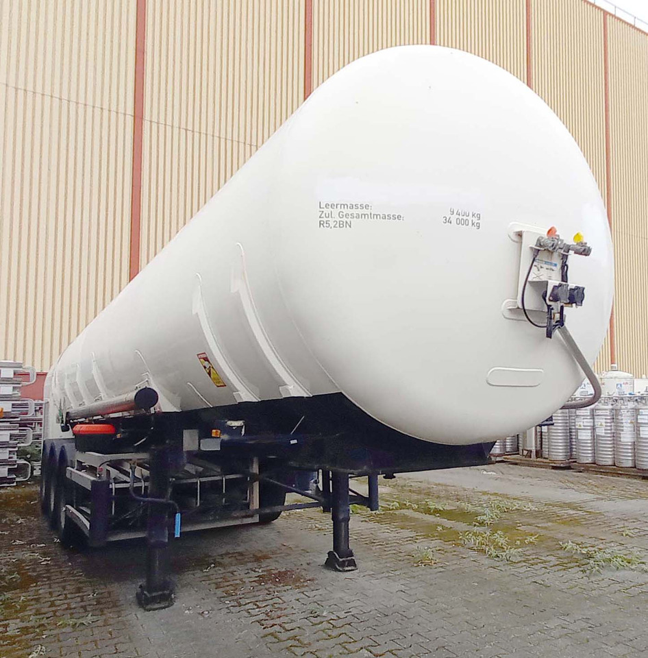GOFA Gas tank semi-trailer cryogenic used for nitrogen, argon, oxygen, LIN, LOX, LAR - Tankoplegger: afbeelding 1 GOFA Gas tank semi-trailer cryogenic used for nitrogen, argon, oxygen, LIN, LOX, LAR - Tankoplegger: afbeelding 1