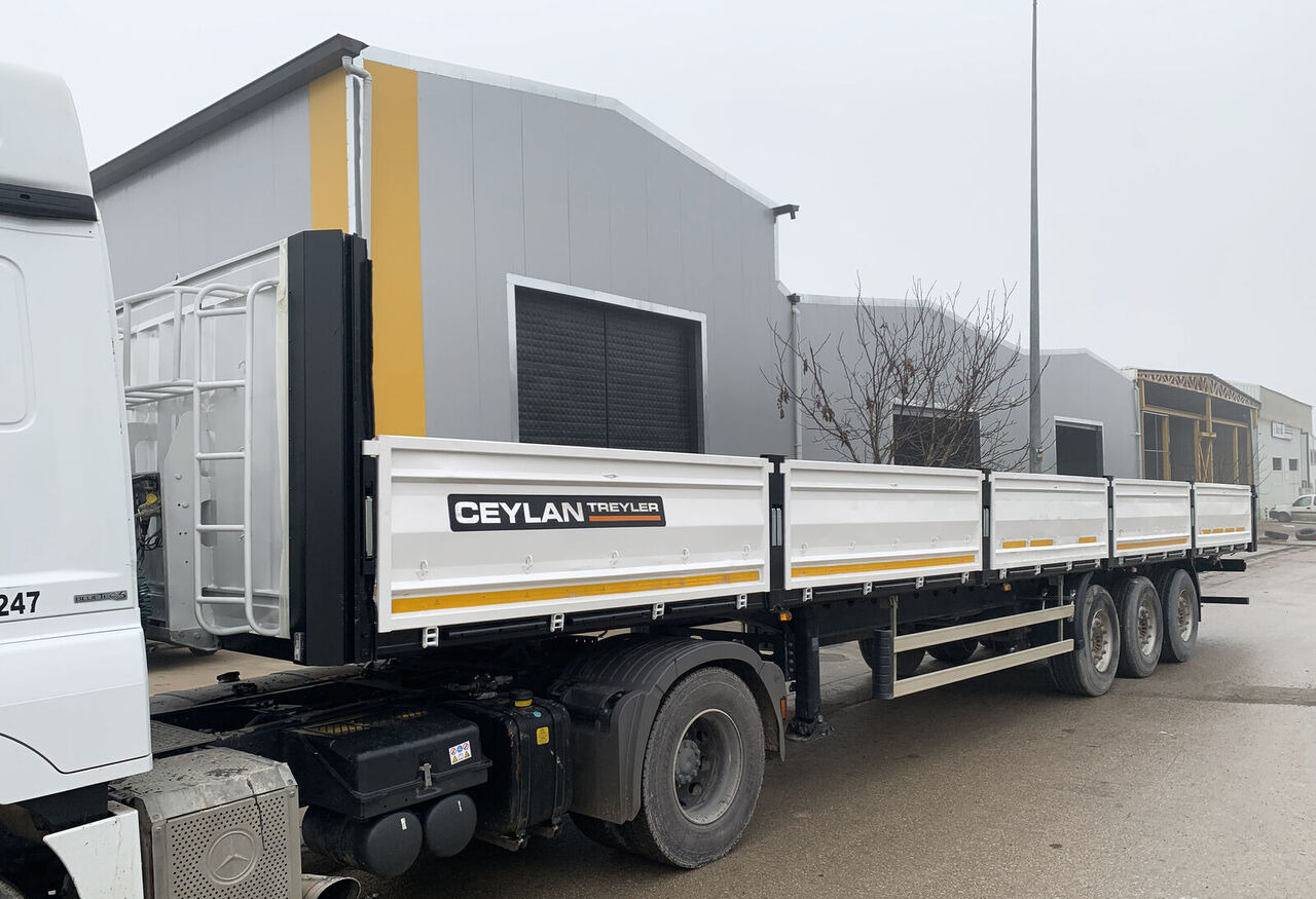 CEYLAN 3 AXLES FLATBED&PLATFORM WITH SIDE COVER - Open bak met boorden oplegger: afbeelding 2 CEYLAN 3 AXLES FLATBED&PLATFORM WITH SIDE COVER - Open bak met boorden oplegger: afbeelding 2