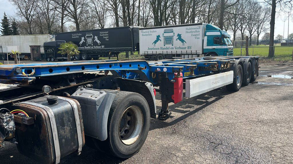 Krone 40FT HC, Voor en achter-uitschuifbaar, BPW 3 stuks - Containertransporter/ Wissellaadbak oplegger: afbeelding 1 Krone 40FT HC, Voor en achter-uitschuifbaar, BPW 3 stuks - Containertransporter/ Wissellaadbak oplegger: afbeelding 1