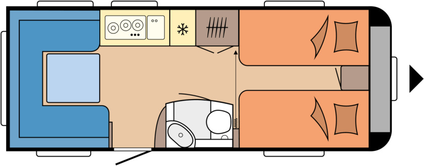 DE LUXE 540 UL - Caravan: afbeelding 1 DE LUXE 540 UL - Caravan: afbeelding 1