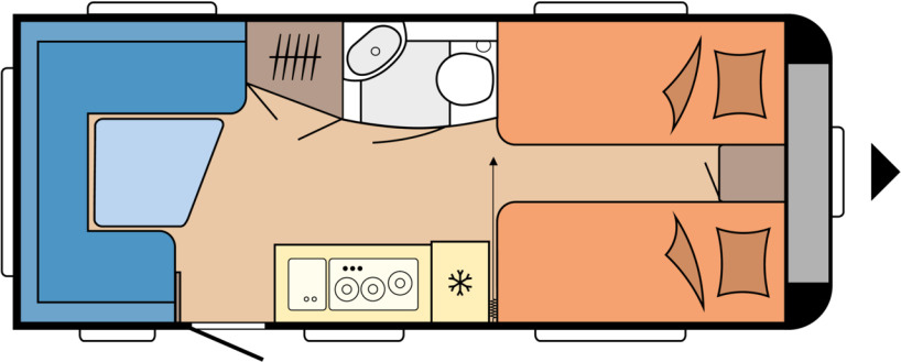 Nieuw Caravan Hobby DE LUXE 495 UL: afbeelding 1