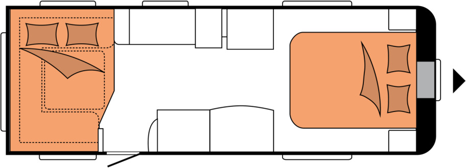Hobby PRESTIGE 650 UFf - Caravan: afbeelding 2 Hobby PRESTIGE 650 UFf - Caravan: afbeelding 2