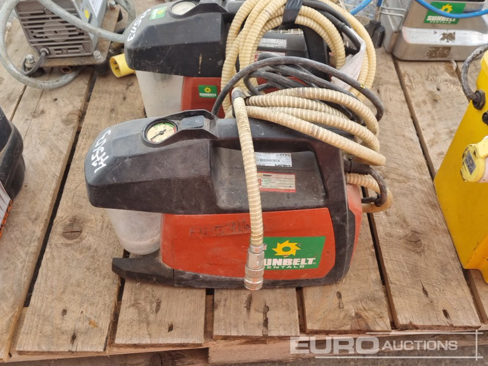 Bouwmaterieel 110Volt Transformer, 110Volt Vacuum Pump (4 of), 110Volt Hand Held Floor Sander, Cable Avoidance Tool Signal Detector: afbeelding 9