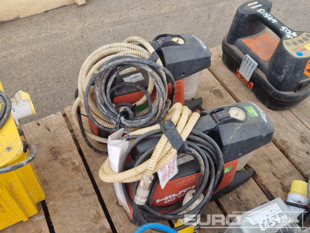 Bouwmaterieel 110Volt Transformer, 110Volt Vacuum Pump (4 of), 110Volt Hand Held Floor Sander, Cable Avoidance Tool Signal Detector: afbeelding 11