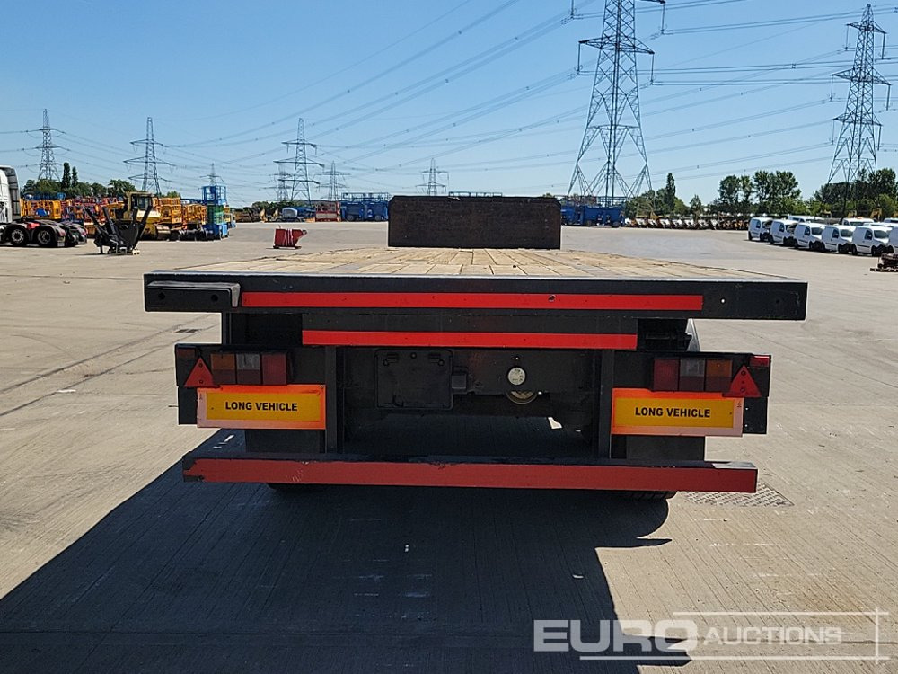 1999 Don-Bur Twin Axle Flatbed Trailer - Open bak met boorden oplegger: afbeelding 4 1999 Don-Bur Twin Axle Flatbed Trailer - Open bak met boorden oplegger: afbeelding 4