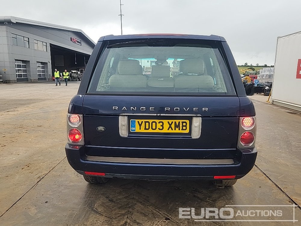 2003 Range Rover SE TD6 4WD Auto, Cruise Control, Lane Assist, Climate Control, A/C (Reg. Docs. Available) (NO VAT) - SUV: afbeelding 4 2003 Range Rover SE TD6 4WD Auto, Cruise Control, Lane Assist, Climate Control, A/C (Reg. Docs. Available) (NO VAT) - SUV: afbeelding 4