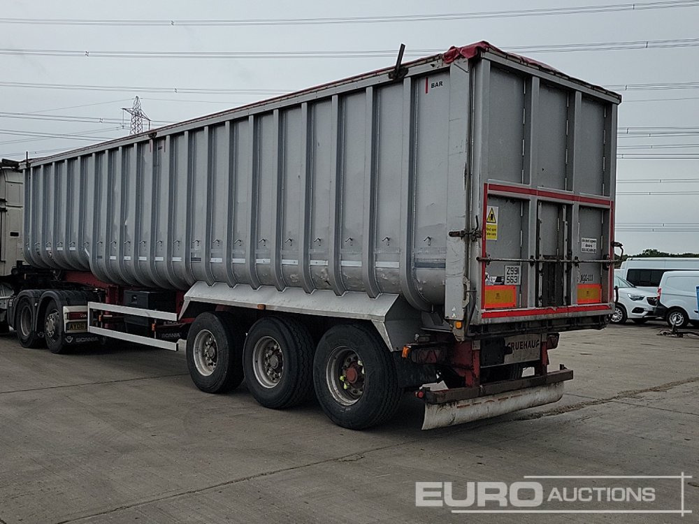 2008 Fruehauf Tri Axle Bulk Tipping Trailer, Easy Sheet, Front Lift Axle - Kipper oplegger: afbeelding 3 2008 Fruehauf Tri Axle Bulk Tipping Trailer, Easy Sheet, Front Lift Axle - Kipper oplegger: afbeelding 3