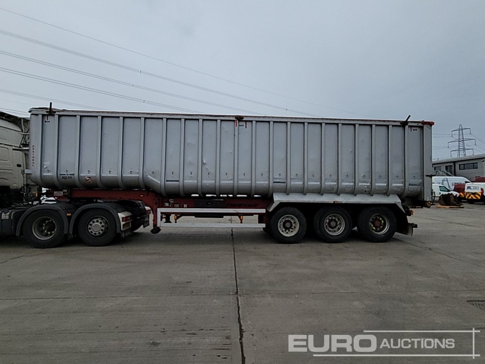 2008 Fruehauf Tri Axle Bulk Tipping Trailer, Easy Sheet, Front Lift Axle - Kipper oplegger: afbeelding 2 2008 Fruehauf Tri Axle Bulk Tipping Trailer, Easy Sheet, Front Lift Axle - Kipper oplegger: afbeelding 2