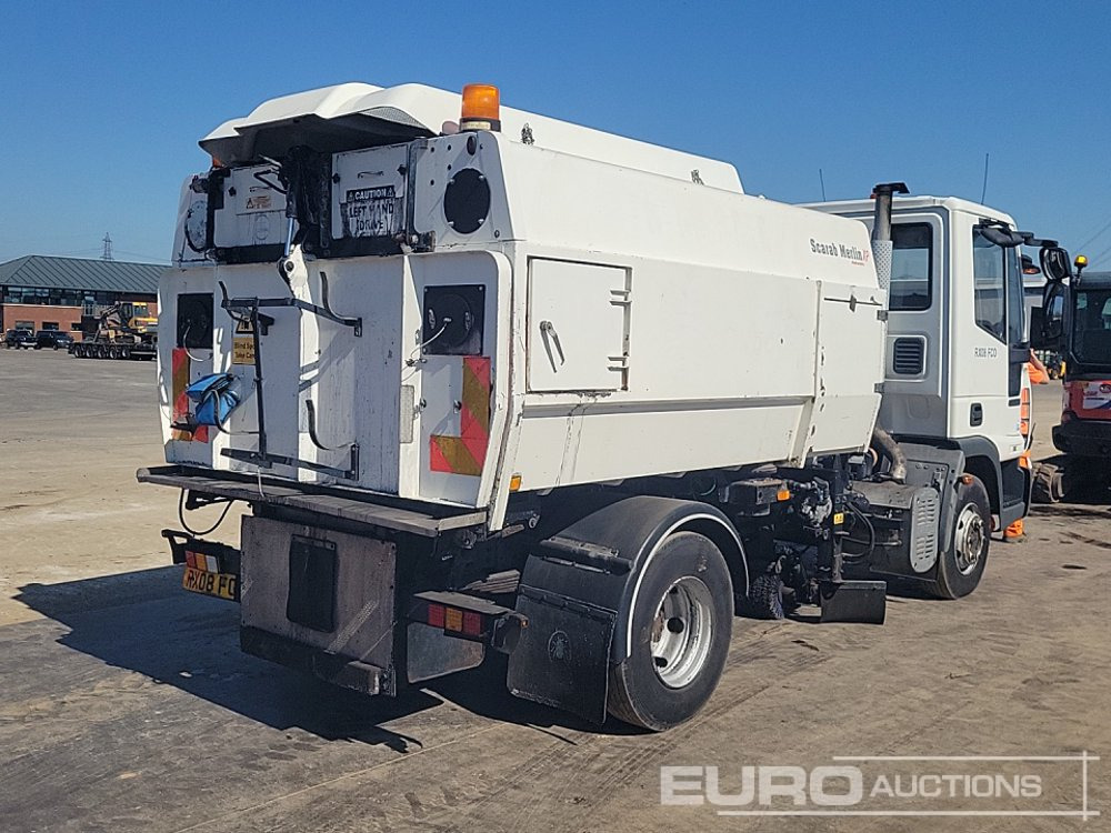 2008 Iveco 4x2 Sweeper Lorry, Scarab Merlin Body, Reverse Camera, Manual Gearbox - Veegwagen: afbeelding 5 2008 Iveco 4x2 Sweeper Lorry, Scarab Merlin Body, Reverse Camera, Manual Gearbox - Veegwagen: afbeelding 5