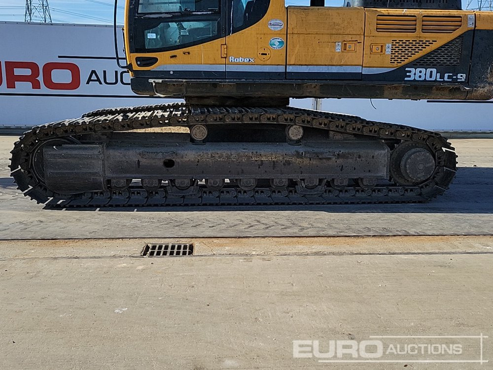 Rupsgraafmachine 2012 Hyundai 380LC-9A: afbeelding 15