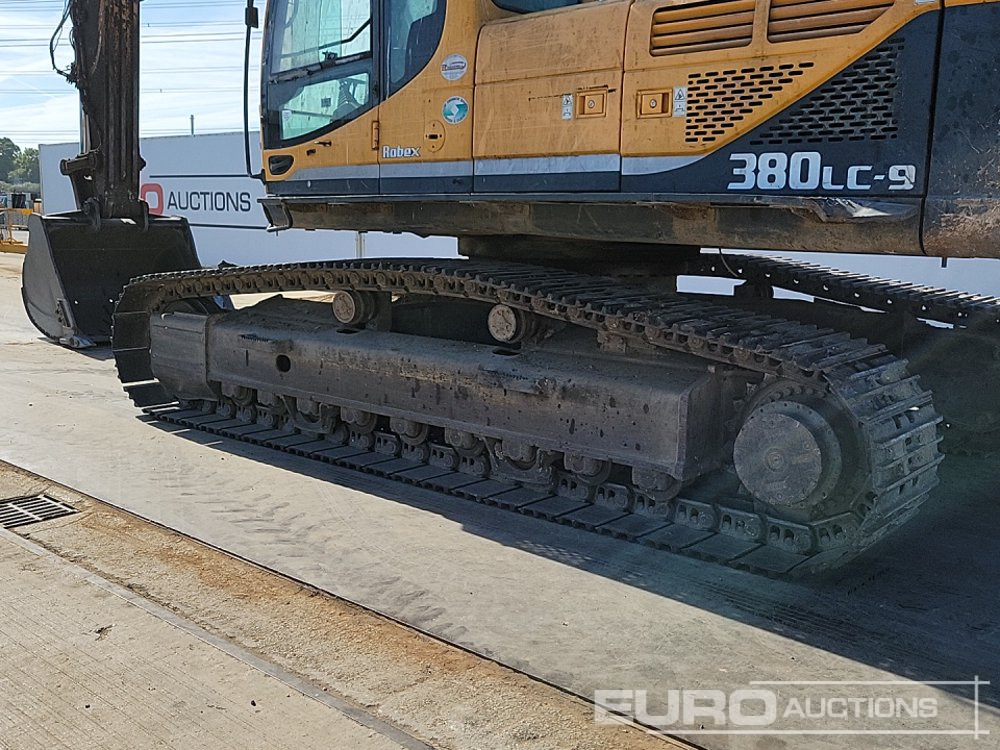 Rupsgraafmachine 2012 Hyundai 380LC-9A: afbeelding 10