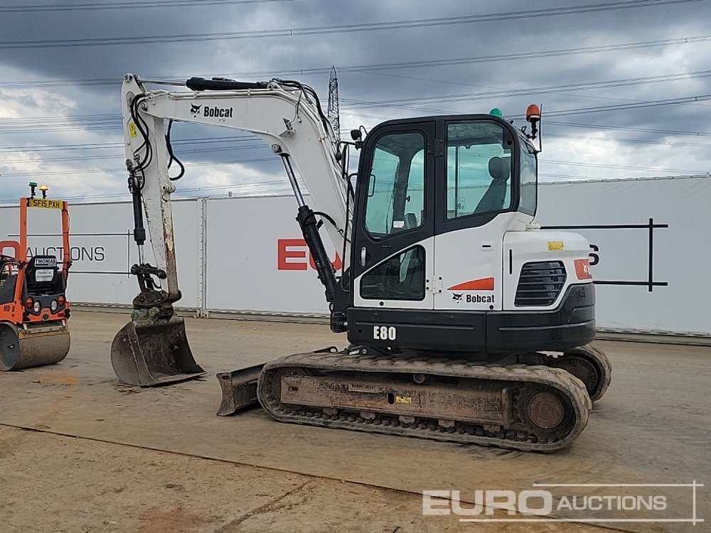 2013 Bobcat E80 - Minigraafmachine: afbeelding 3 2013 Bobcat E80 - Minigraafmachine: afbeelding 3
