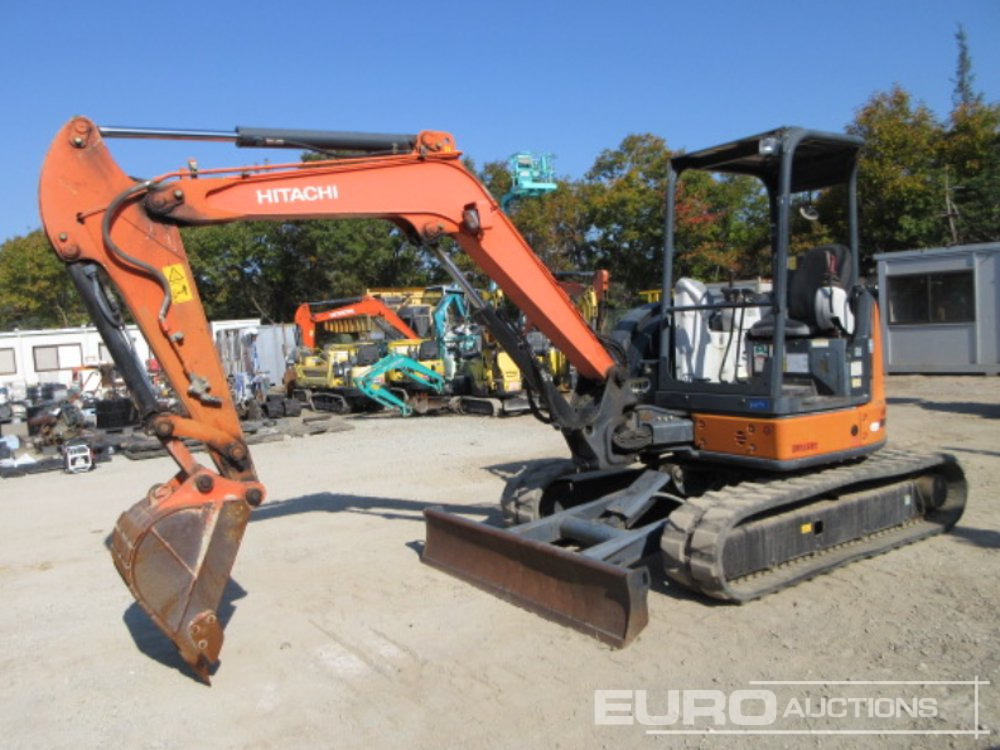 2013 Hitachi ZX40U-5A Rubber Tracks, Blade, Offset, Piped - Minigraafmachine: afbeelding 3 2013 Hitachi ZX40U-5A Rubber Tracks, Blade, Offset, Piped - Minigraafmachine: afbeelding 3