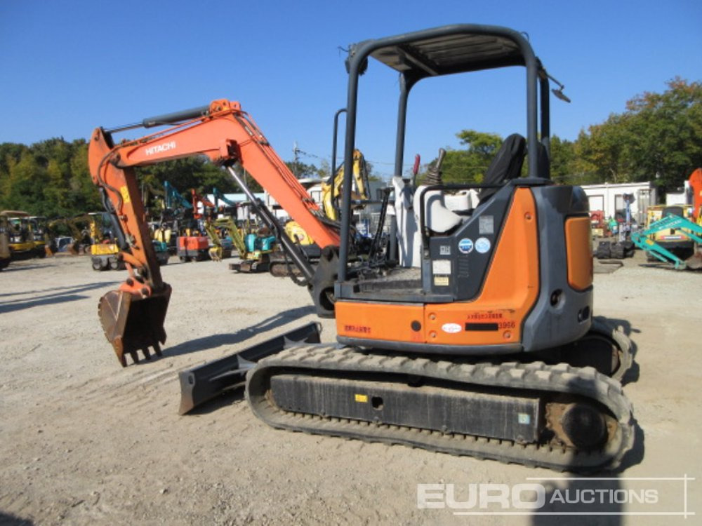 2013 Hitachi ZX40U-5A Rubber Tracks, Blade, Offset, Piped - Minigraafmachine: afbeelding 5 2013 Hitachi ZX40U-5A Rubber Tracks, Blade, Offset, Piped - Minigraafmachine: afbeelding 5