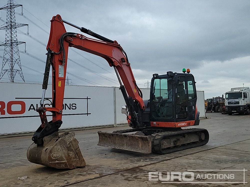 2014 Kubota KX080-4 - Minigraafmachine: afbeelding 1 2014 Kubota KX080-4 - Minigraafmachine: afbeelding 1