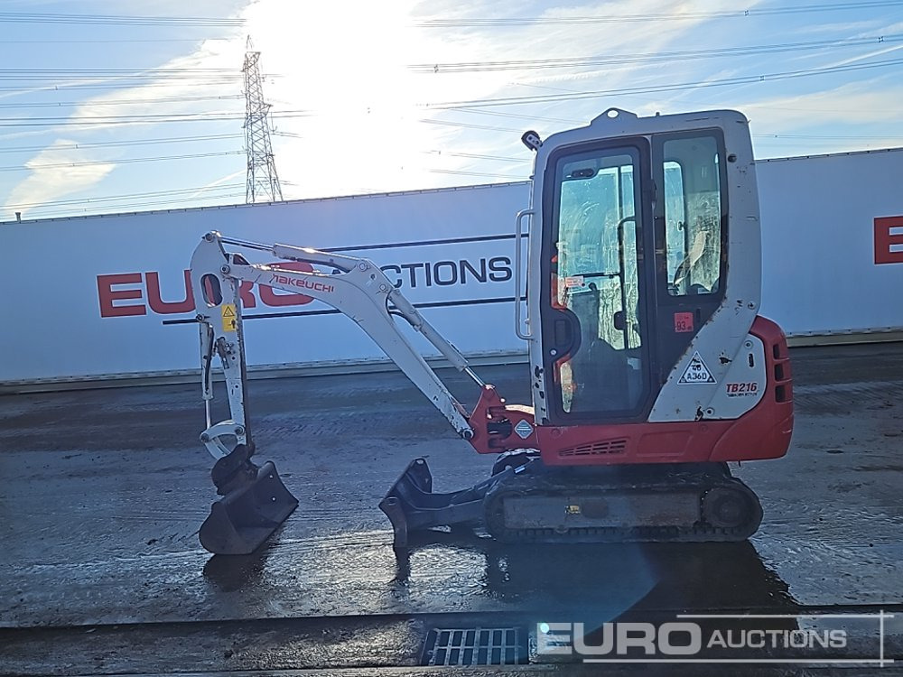 2014 Takeuchi TB216 - Minigraafmachine: afbeelding 2 2014 Takeuchi TB216 - Minigraafmachine: afbeelding 2