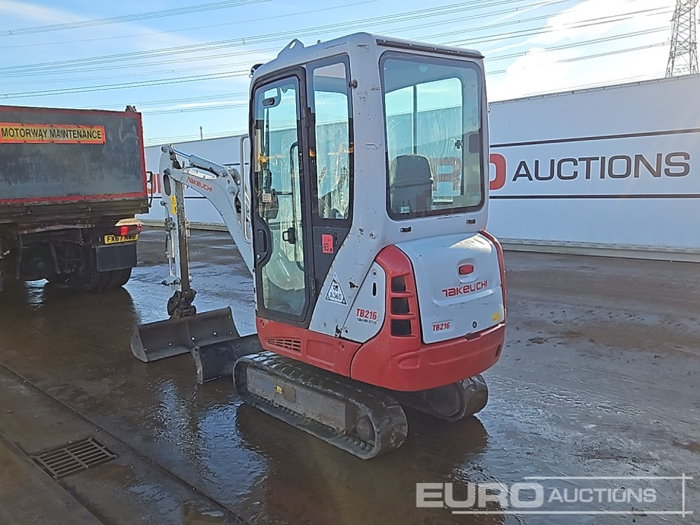 2014 Takeuchi TB216 - Minigraafmachine: afbeelding 3 2014 Takeuchi TB216 - Minigraafmachine: afbeelding 3