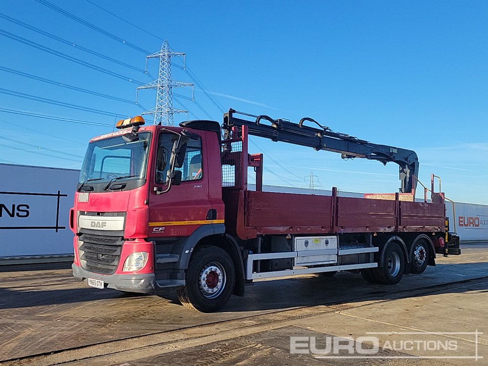 2015 DAF CF290 - Vrachtwagen met open laadbak: afbeelding 1 2015 DAF CF290 - Vrachtwagen met open laadbak: afbeelding 1