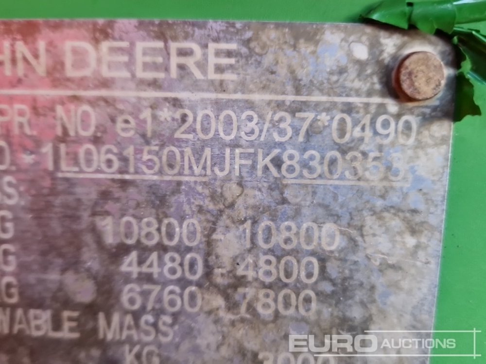 Tractor 2015 John Deere 6150M: afbeelding 48