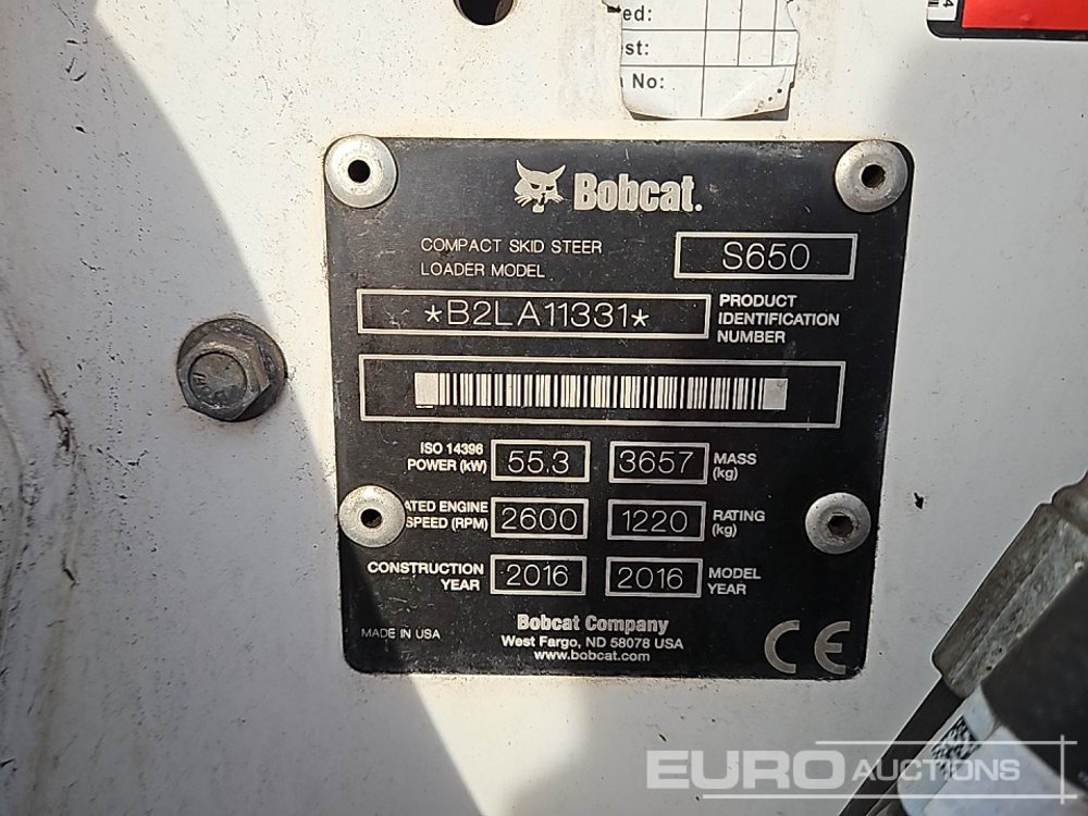 Schranklader 2016 Bobcat S650: afbeelding 50