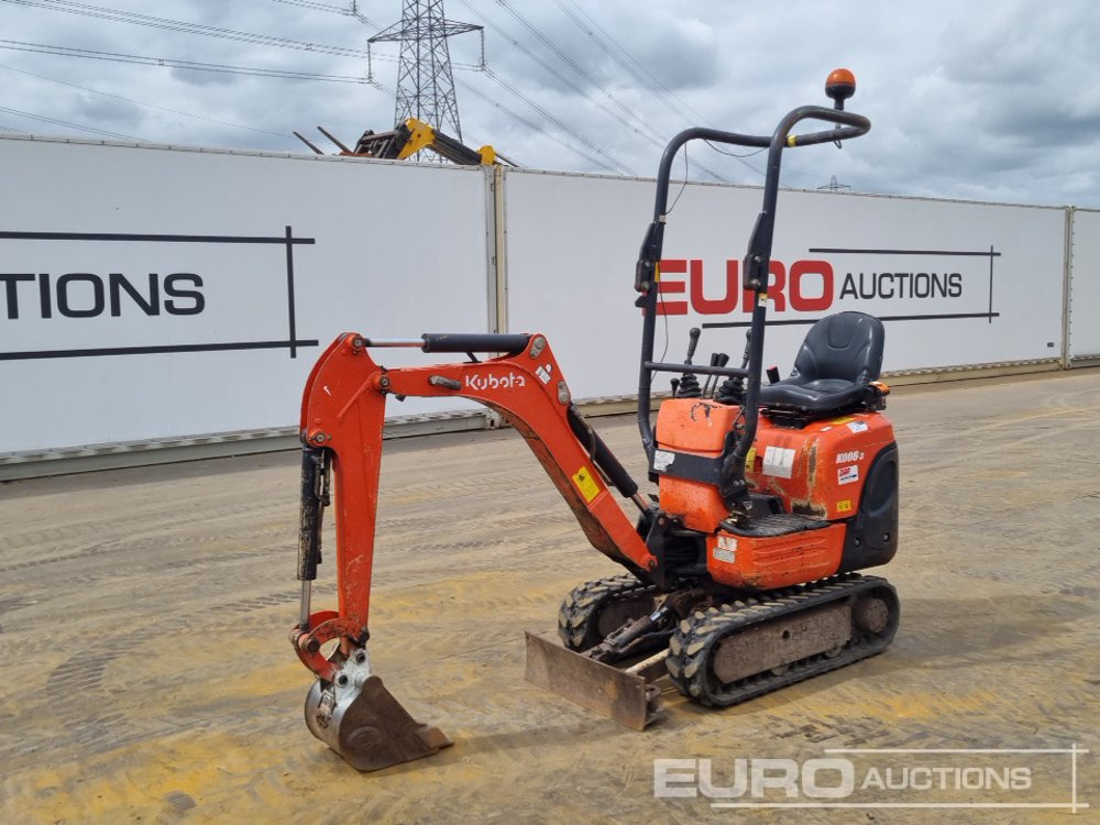 2016 Kubota K008-3 - Minigraafmachine: afbeelding 1 2016 Kubota K008-3 - Minigraafmachine: afbeelding 1