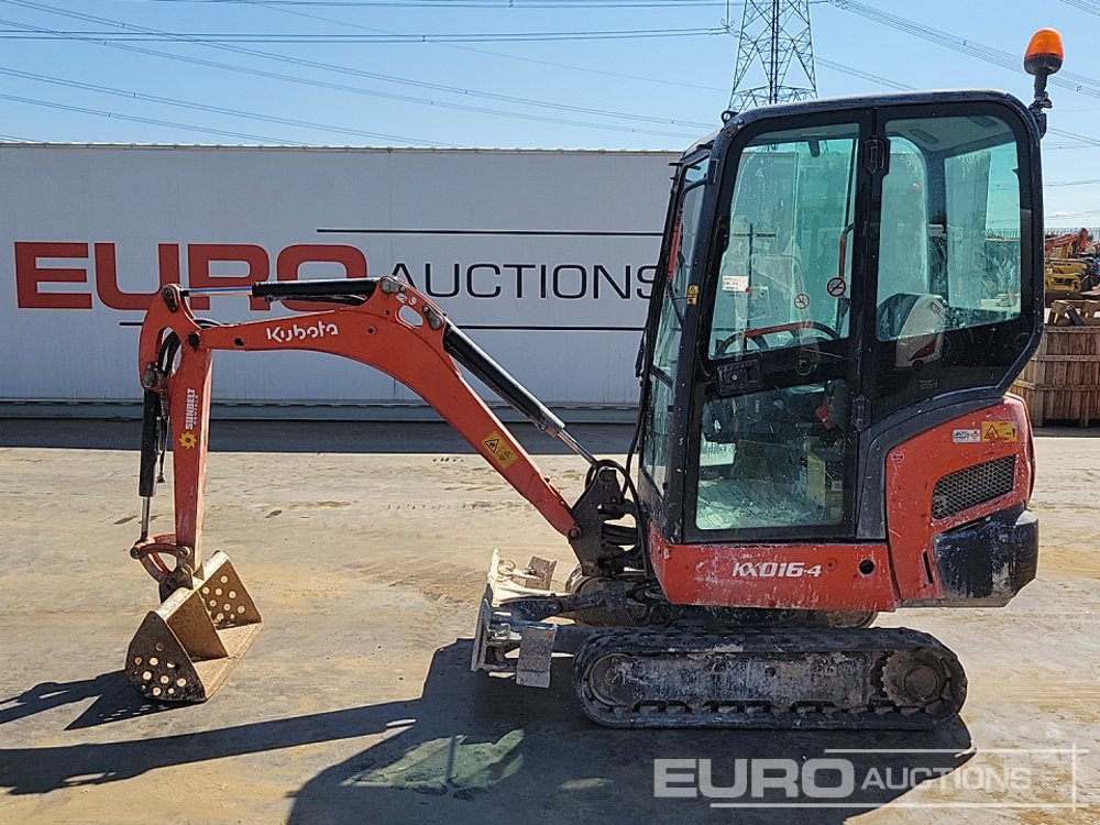2016 Kubota KX016-4 - Minigraafmachine: afbeelding 2 2016 Kubota KX016-4 - Minigraafmachine: afbeelding 2