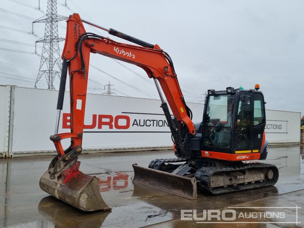 2016 Kubota KX080-4 - Minigraafmachine: afbeelding 1 2016 Kubota KX080-4 - Minigraafmachine: afbeelding 1