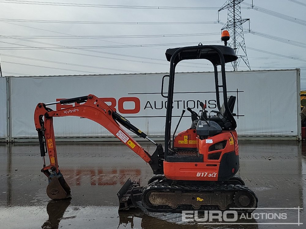 2016 Kubota U17-3A - Minigraafmachine: afbeelding 2 2016 Kubota U17-3A - Minigraafmachine: afbeelding 2