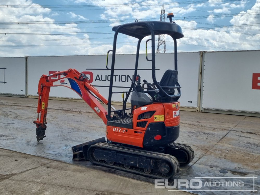 2016 Kubota U17-3A - Minigraafmachine: afbeelding 3 2016 Kubota U17-3A - Minigraafmachine: afbeelding 3