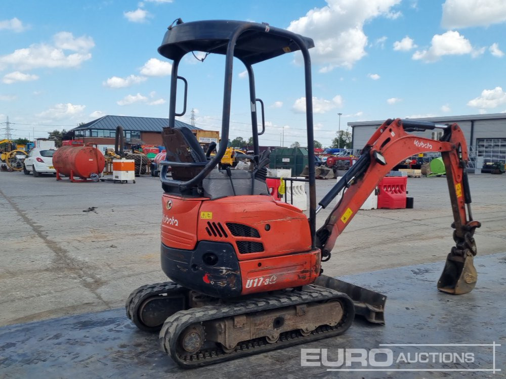 2016 Kubota U17-3A - Minigraafmachine: afbeelding 5 2016 Kubota U17-3A - Minigraafmachine: afbeelding 5