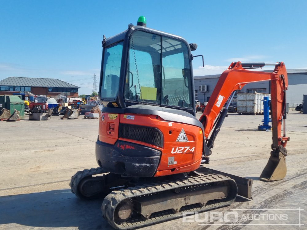 2016 Kubota U27-4 - Minigraafmachine: afbeelding 5 2016 Kubota U27-4 - Minigraafmachine: afbeelding 5